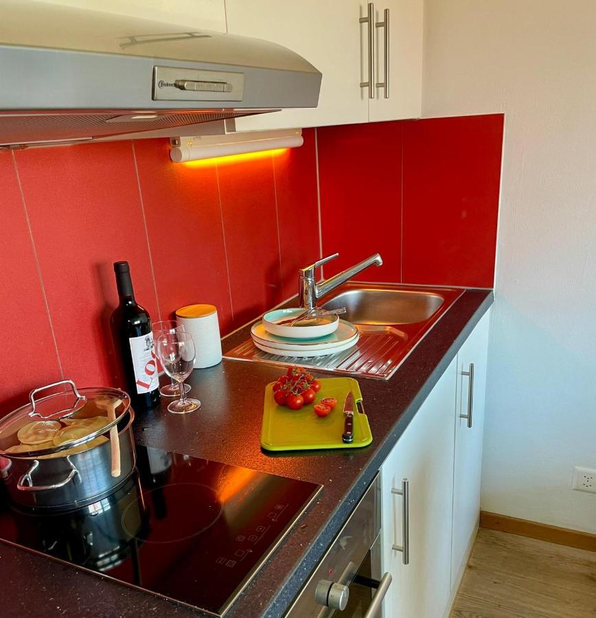 Ferienwohnung Studio Bahnhof Spiez Exterior foto